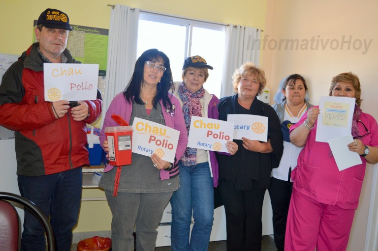 Cambio de vacunas antipolio: Rotary Club San Matías trabaja junto al Hospital Aníbal Serra