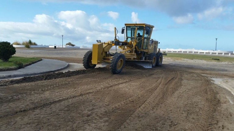 Municipio acondiciona las calles afectadas por el temporal