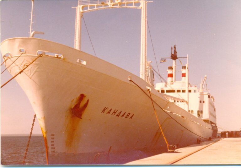 SAE: se cumplen 43 años del arribo del buque “Kandava” al reciente inaugurado Puerto del Este SAE: se cumplen 43 años del arribo del buque “Kandava” al reciente inaugurado Puerto del Este