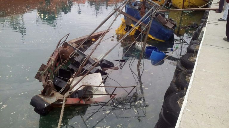 Se hundió el barco San Cayetano