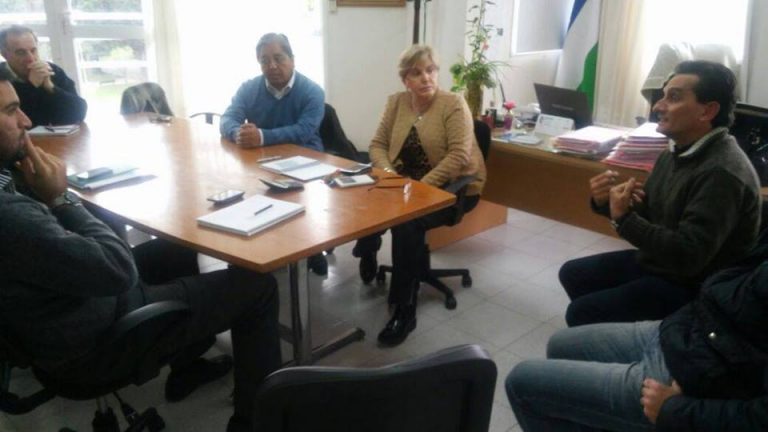 Ojeda se reunió con autoridades de Medio Ambiente provincial