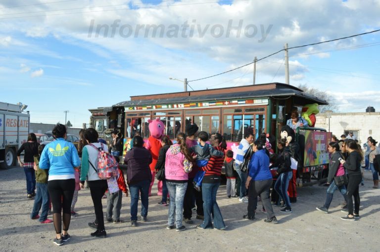 Una multitud en los festejos por el Día del Niño en San Antonio Oeste