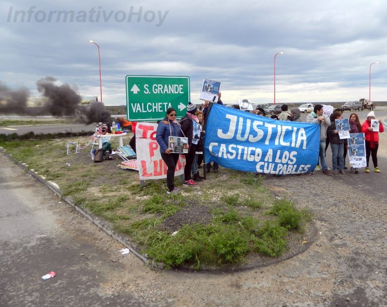 Caso Lucas Muñoz: cortaron la intersección de las Rutas 3 y 23