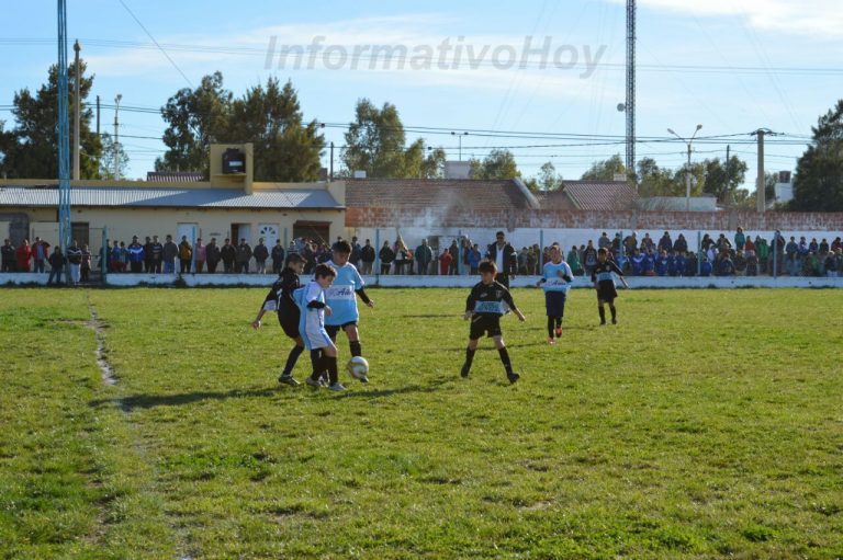 El Club San Lorenzo de Almagro realizó pruebas de futbol a chicos de la zona