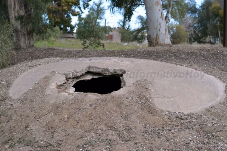 SAO: peligro por una cisterna abierta abandonada