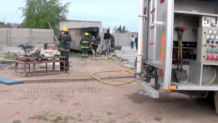 Se incendió un depósito en San Antonio Oeste