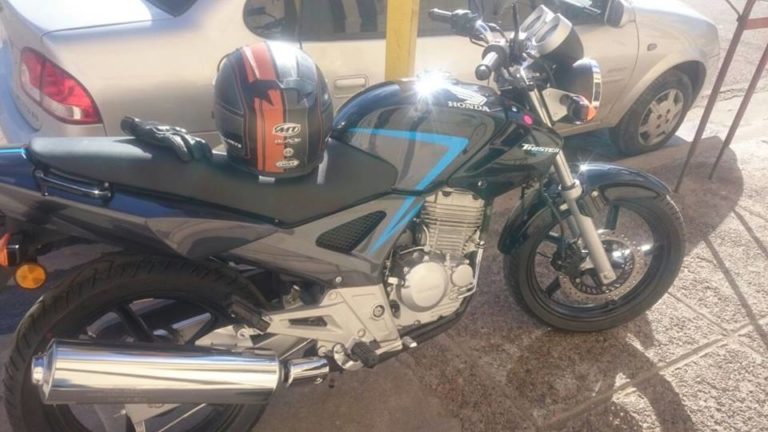 Policía localizó moto robada anoche en SAO