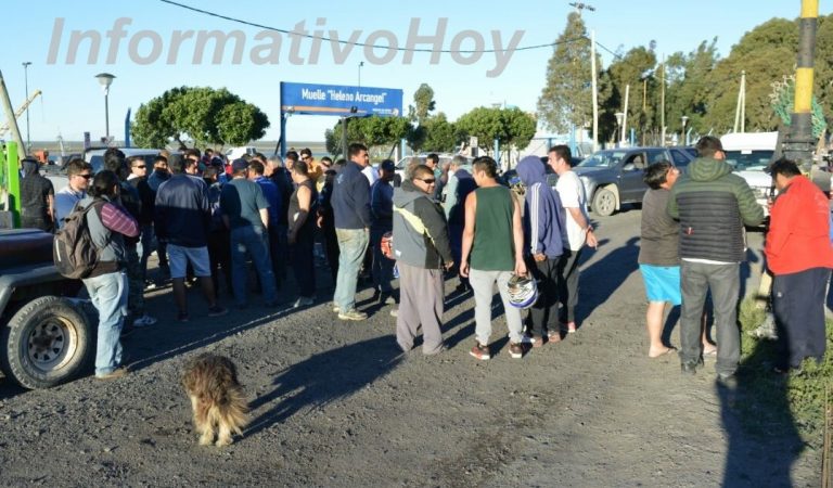 Vuelve el conflicto en la pesca sanantoniense. Nuevamente paro y protesta.