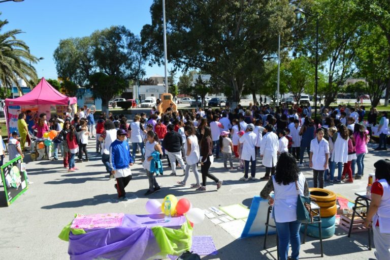 Se desarrolló en Plaza Centenario «Primera Feria Escolar de la Salud»