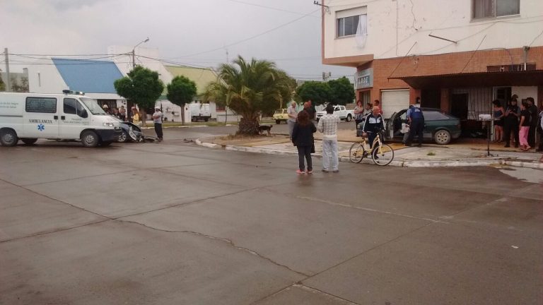 Violento choque en San Antonio Oeste