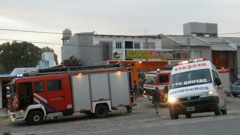 Dos principios de incendios en Las Grutas