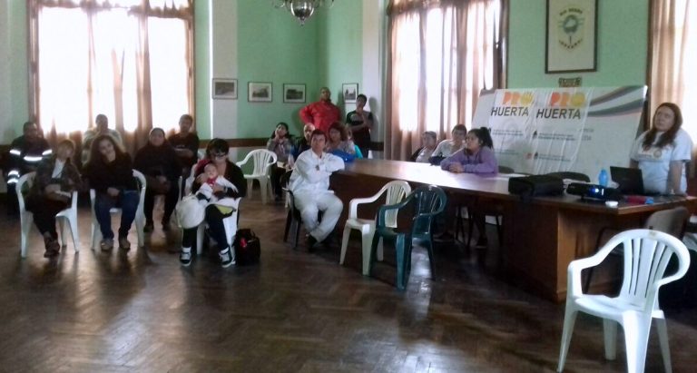 Referentes del INTA Programa Pro-Huerta «la convocatoria siempre es satisfactoria»