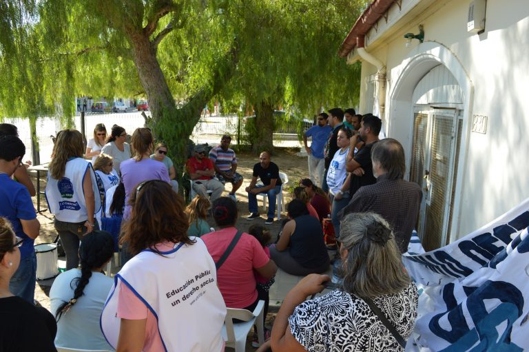 Conflicto docente: UnTER bloqueó el acceso a la supervisión de nivel medio en SAO