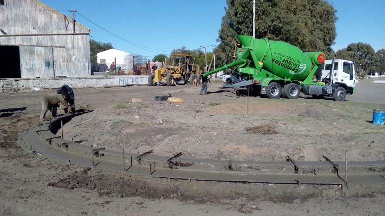 Continúa a buen ritmo la obra de la costanera sanantoniense