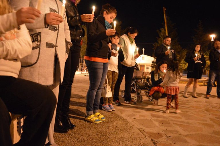 En San Antonio Oeste también hubo movilización por el femicidio de Micaela