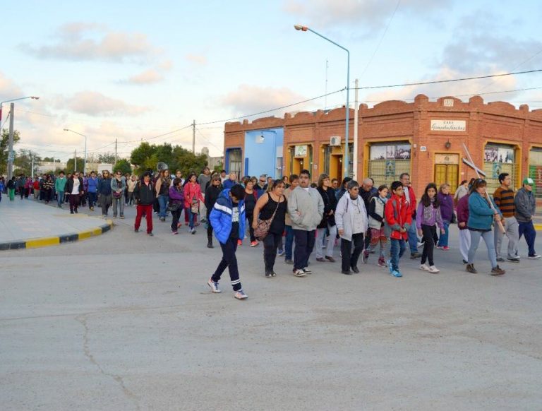 Se concretó el tradicional Vía Crucis en las tres localidades del ejido sanantoniense