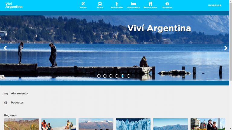 La web turística nacional habilitó el registro de prestadores