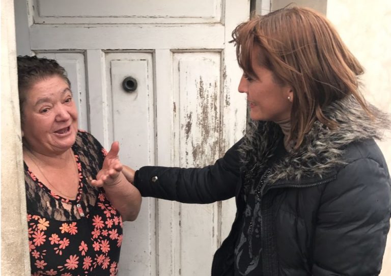 En San Antonio Oeste y Las Grutas hubo timbreo con la candidata de Cambiemos