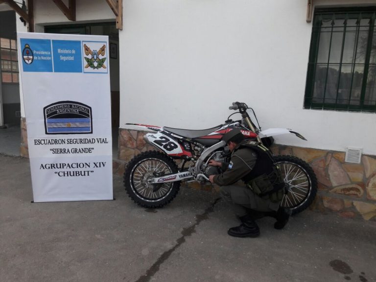 Moto que fue robada en Cariló fue secuestrada en la Ruta Nacional 3