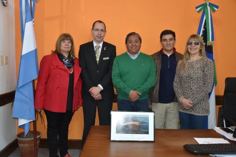 Ojeda recibió al Gobernador del Rotary Club 