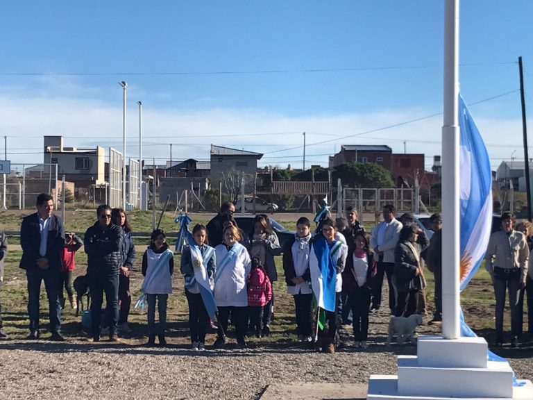 Inauguración de la Plaza Independencia de Las Grutas