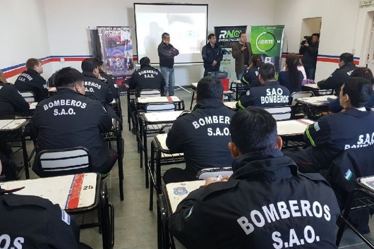 RN Emergencias: capacitaron a personal de Salud y Bomberos de San Antonio Oeste