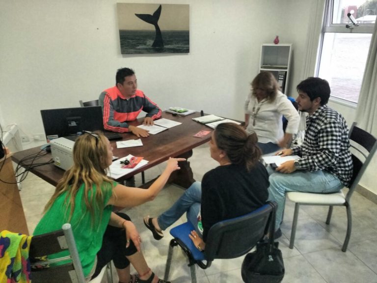 Junta vecinal del Centro de Las Grutas realizó diferentes planteos al delegado municipal