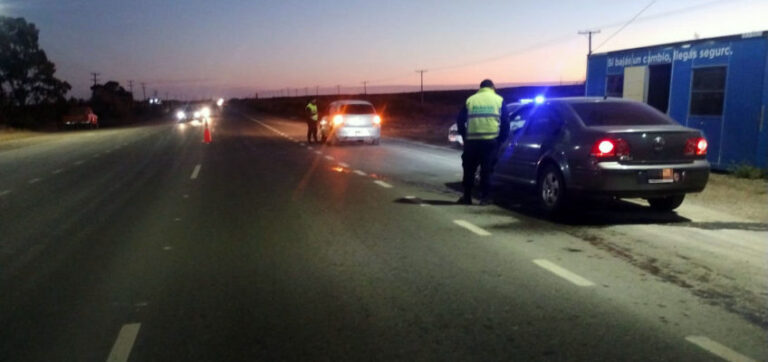 Tragedias viales: sin controles nocturnos en la ruta entre SAO y Las Grutas