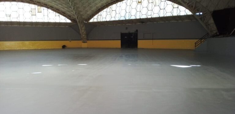 Casadei destacó el pleno funcionamiento del Polideportivo de Las Grutas