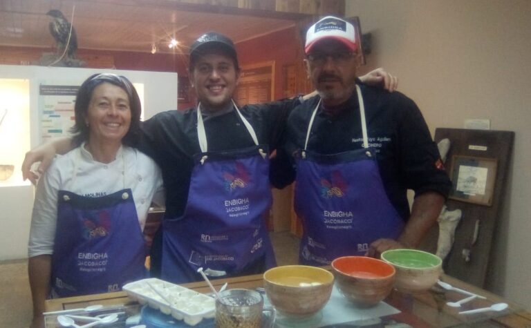Desde Las Grutas presentaron gastronomía del golfo en ENBHIGA Jacobacci