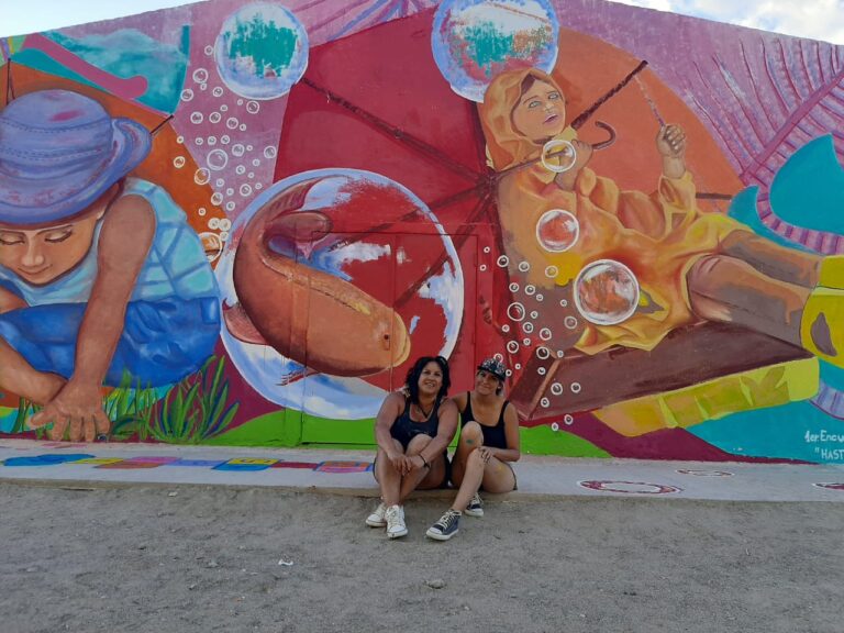 Destacada participación de Rosana Gómez en el Encuentro Pluricultural de Muralismo y Arte Público en Roca