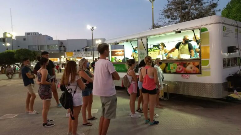 El Fruit Truck fue un éxito en Las Grutas
