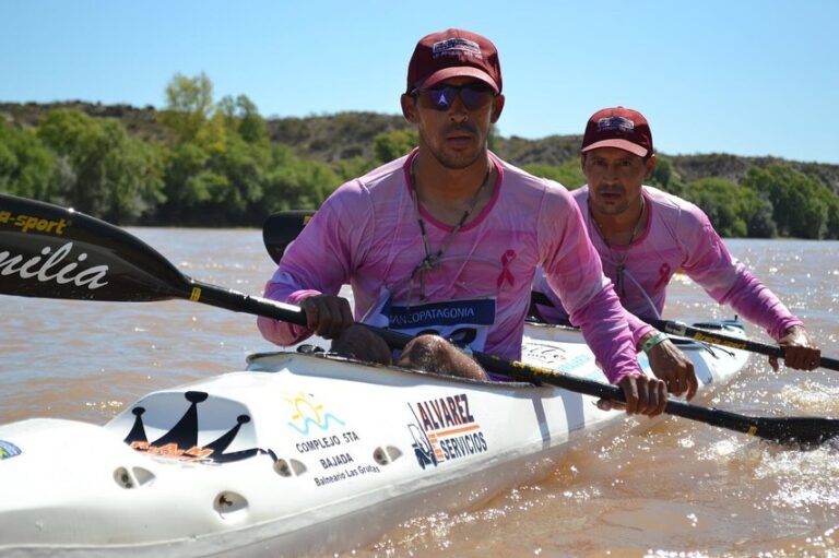A pesar de una jornada complicada por el calor, los palistas sanantonienses mantuvieron su ritmo