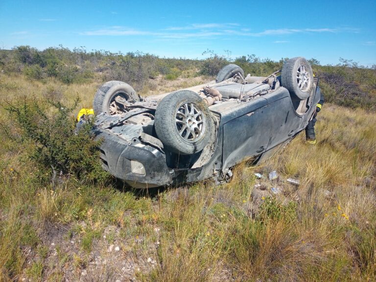 Esta mañana, sucedió un vuelco entre San Antonio Oeste y Conesa