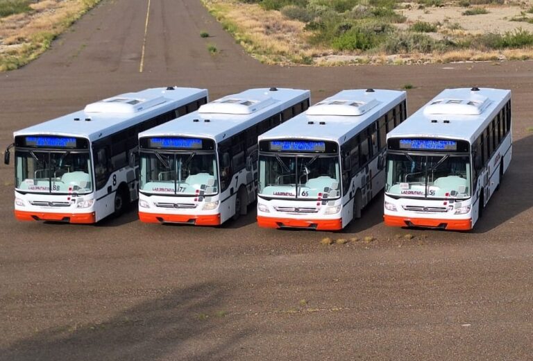 Transporte Las Grutas anticipa una temporada de verano “muy positiva”, suma unidades, personal y consolida la inclusión de mujeres como choferes Transporte Las Grutas anticipa una temporada de verano “muy positiva”, suma unidades, personal y consolida la inclusión de mujeres como choferes