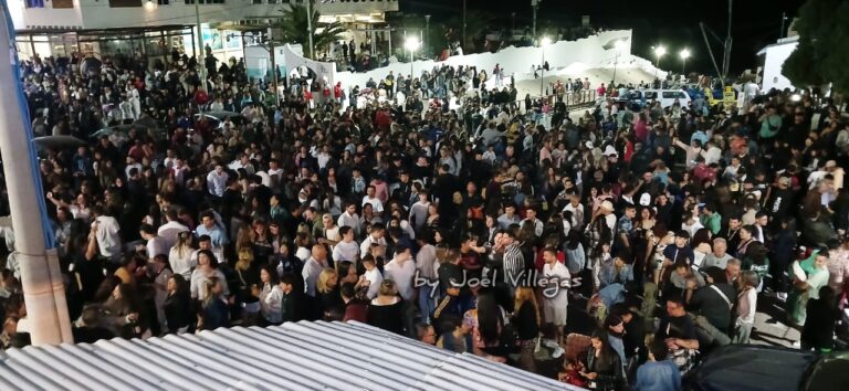 Las Grutas: cerró el año con una fiesta y gran afluencia turística